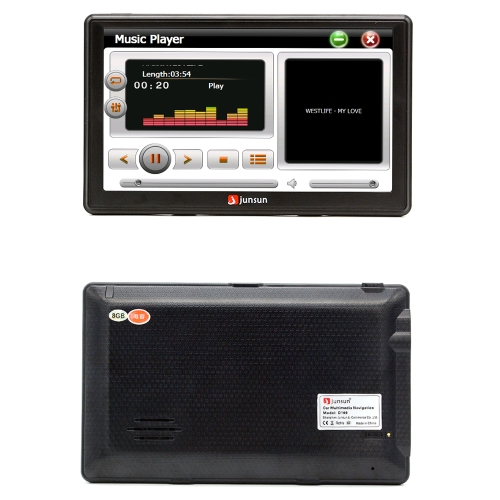 

JS-D100S Multifunction BT Car Multi-media Player Navigation with Rear View Cam and Free Maps of Russia