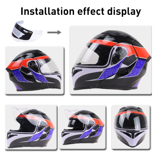 

Anti-scratch Full Face Shield UV Motorcycle Helmet For 316 902 AGV K5 K3SV