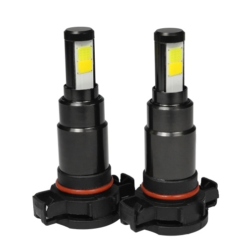 

2PCS Светодиодные противотуманные фары Замена лампы 9005/9006 Dual Color In 1 (6000K / 3000K)