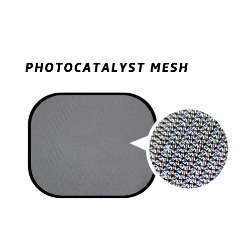 

Photocatalyst Mesh Sun Visor Window Screen Sunshade Car Curtain