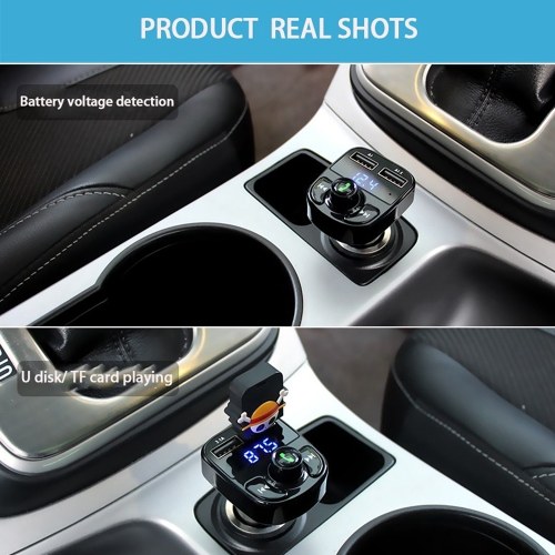 

Intelligent USB Car Recharger Handsfree Wireless BT MP3 Player Onboard LCD FM Transmitter
