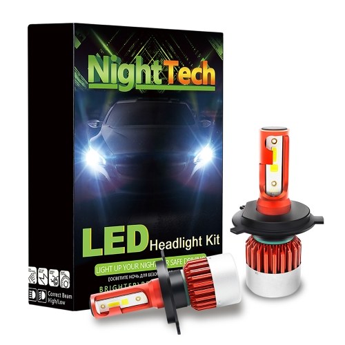 

NightTech 9005 Автомобильные светодиодные лампы фар 44W 4800LM IP68 Автомобильные фары Противотуманные фары Супер яркий внешний вид автомобилей Белый свет