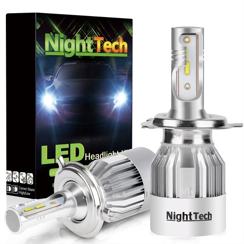 

NightTech Car Светодиодные лампы головного света 56W 5600LM Автомобильная фара Противотуманная фара Супер яркий внешний вид автомобиля Белый свет 9005