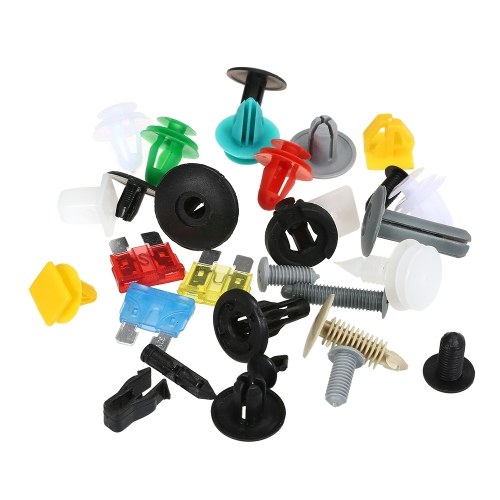 

Auto Fastener Clips 500PCS Car Mixed Universal Door Trim Panel Rivet Bumper Plastic Clip Car Retainer Clips Car Accessories for All Car