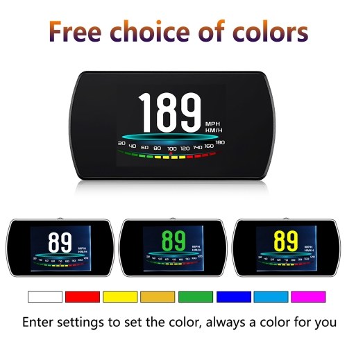 

Univeral 3-дюймовый экран автомобиля HUD Head Up Display OBD II