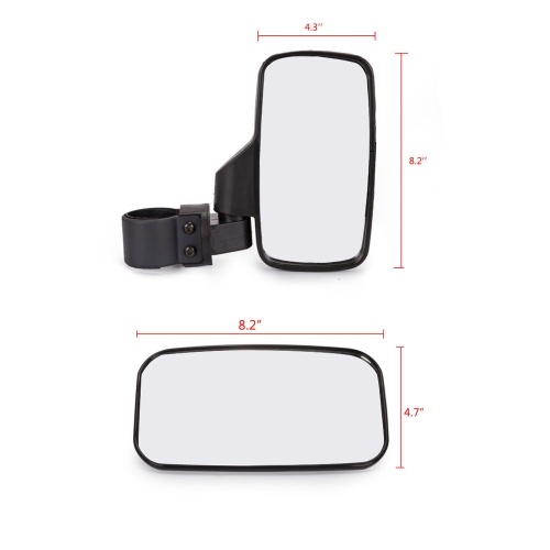 

Universal Motorbike Side Rear Mirror Combo Package For UTV Shatter-Proof Tempered Glass