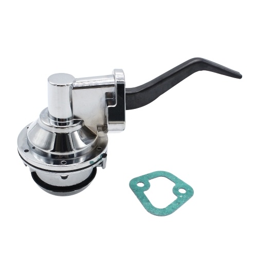 

Two Valve Mechanical Fuel Pump 6 PSI 1/4in NPT Inlet/Outlet Replacement for Ford SB 221-351 V8 Engine Chrome