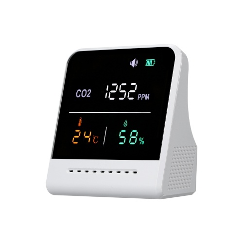 

CO2 Meter Indoor Carbon Dioxide Detector Infrared Induction Large LCD Display