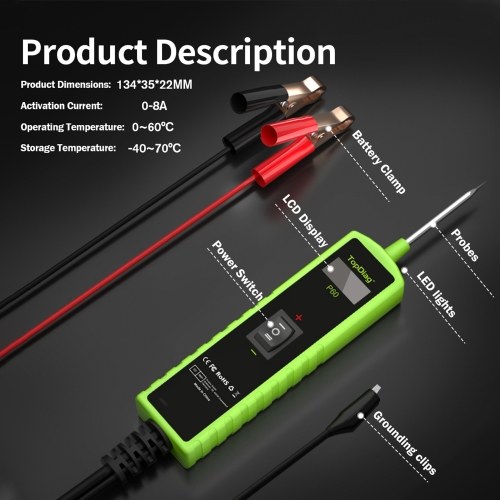 TopDiag P60 Automotive Circuit Tester 