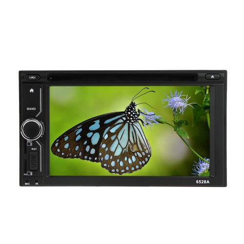

6.2 «универсальный 2 Din HD автомобиля стерео проигрыватель DVD/USB/SD красивые пользовательского интерфейса мультимедийные GPS навигация BT радио развлечения