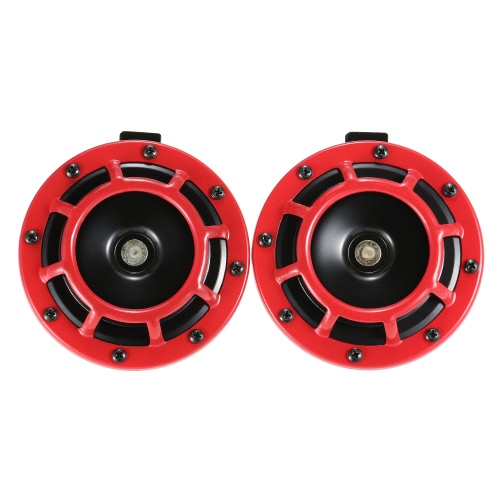 

5"Red Super Loud Compact Electric Blast Tone Horn for Motorcycle Chopper 12V car