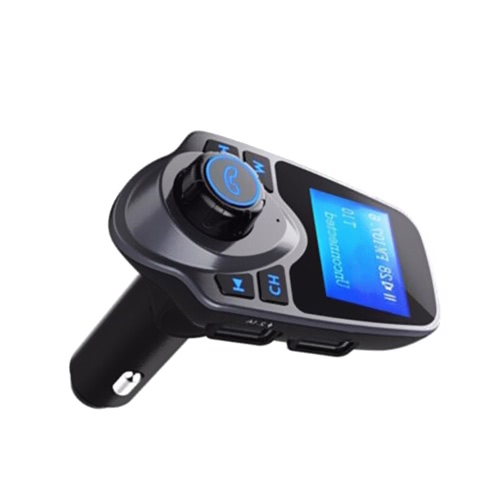 1.44 Zoll-Schirm-Auto-Installationssatz-MP3-Player Freisprechen, der FM Übermittler anruft Drahtloser Stereoradio-Adapter USB-Scheiben-Auto-Aufladeeinheit