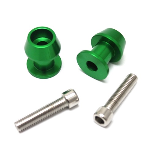 

2Pcs Мотоцикл CNC Swingarm Sliders Катушки для Honda Suzuki Kawasaki
