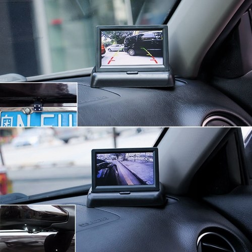 

4.3 Inch TFT Color Display Foldable Car LCD Monitor Dashboard Screen Parking Monitor