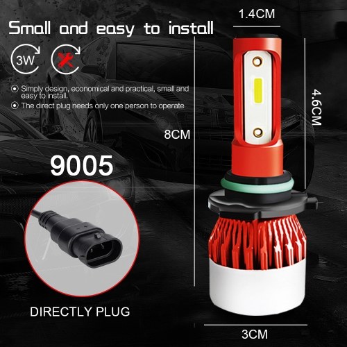 

NightTech 9005 Car LED Headlight Bulbs 44W 4800LM IP68 Car Headlight Fog Light Bulb Super Bright Car Exterior White Light