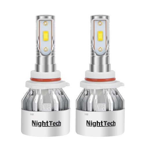 

NightTech Car LED Headlight Bulbs 56W 5600LM Car Headlight Fog Light Bulb Super Bright Car Exterior White Light 9005