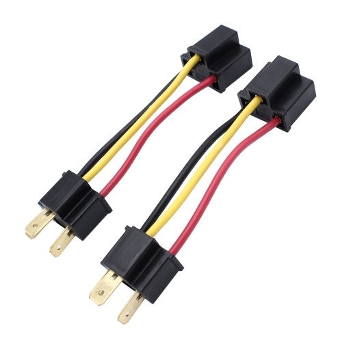 

2pc H4/9003/HB2 Headlight Socket Converter for H4652 H4656 H4666 H6545 Adapter Plug