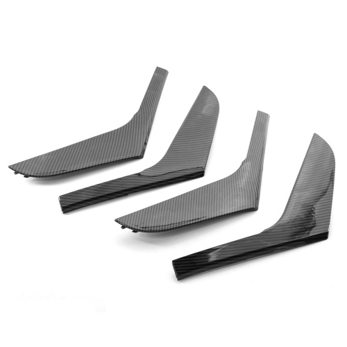 4 Pcs Carbon Fiber Interior Door Armrest Cover Trim Replacement For Volkswagen Golf MK6 2010-2013 