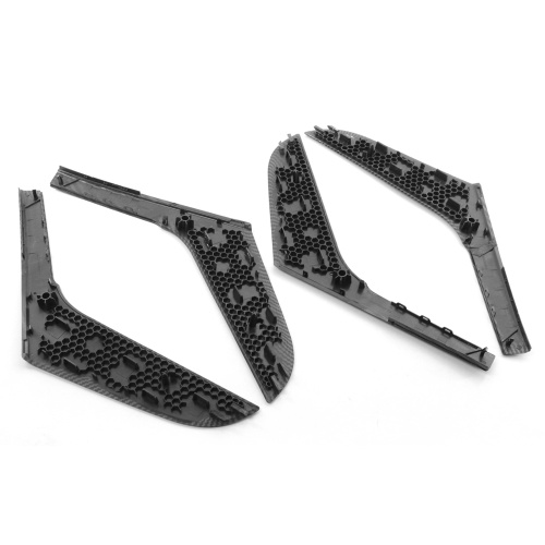 4 Pcs Carbon Fiber Interior Door Armrest Cover Trim Replacement For Volkswagen Golf MK6 2010-2013 