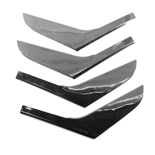 4 Pcs Carbon Fiber Interior Door Armrest Cover Trim Replacement For Volkswagen Golf MK6 2010-2013 
