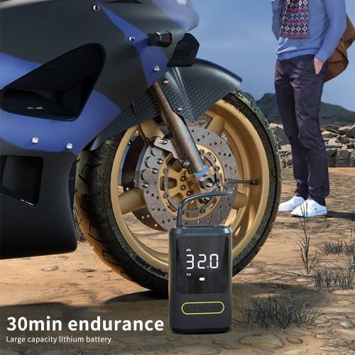 Cordless Air Compressor USB Rechargeable Car Tire Inflator 