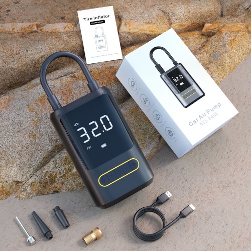 Cordless Air Compressor USB Rechargeable Car Tire Inflator 