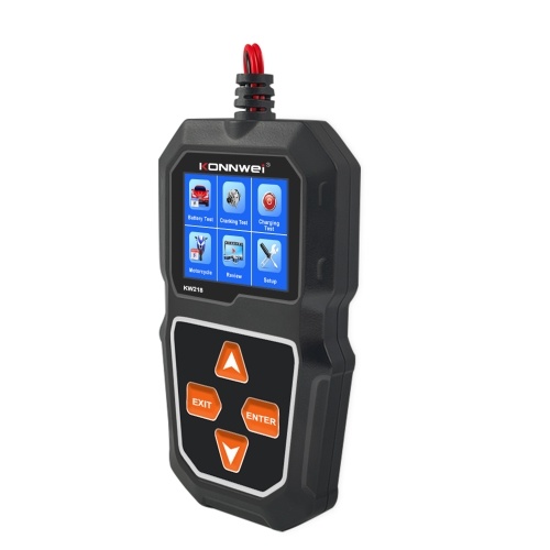 KONNWEI KW218 Car Battery Tester Cranking Test Charging Test for 6V Motorcycle Battery/12V Car Battery/ Truck Battery 