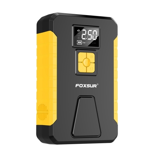 FOXSUR Tire Inflator Portable Air Compressor Cordless Electric Air Pump 