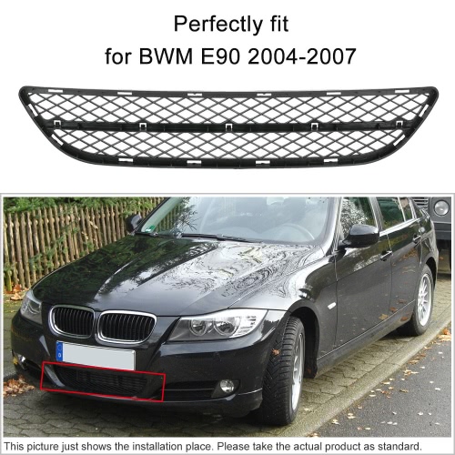 

Front Bumper Center Lower Grille Grill Fits for BWM E90 2004-2007
