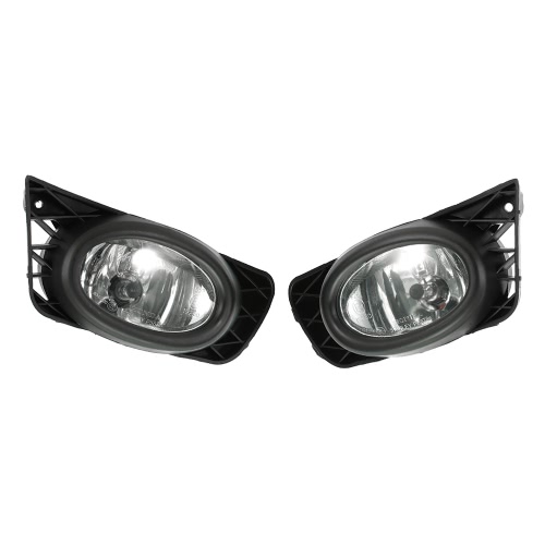 Une paire de pare-chocs Grille Phares anti-brouillard Lampe LED avec le kit de relais de câblage pour Honda Civic 2009-2011