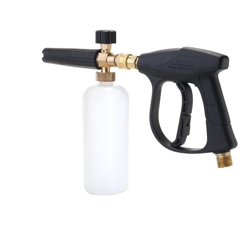 Adjustable Car Wash Watering Can 1L with HDPE and Brass Soap Foam Pressure Washer Spray Cylinder Bottle Mouth with Spear Professional Tools of Automobiles