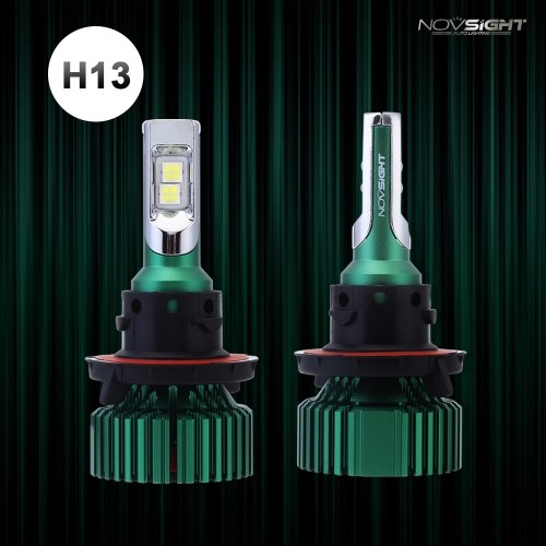 

NOVSIGHT 60W 16000LM H13 Автомобильные светодиодные фары вождения Противотуманные фары Лампы с двойным лучом и штепсельные лампы 6500K D45