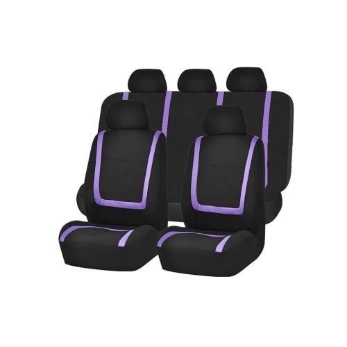 

9 Pieces Set Fine-quality Front Rear Mesh Auto Luxury Cloth Leather