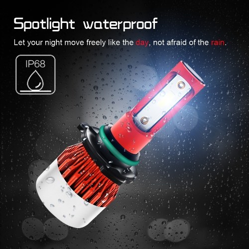 

NightTech 9005 Car LED Headlight Bulbs 44W 4800LM IP68 Car Headlight Fog Light Bulb Super Bright Car Exterior White Light