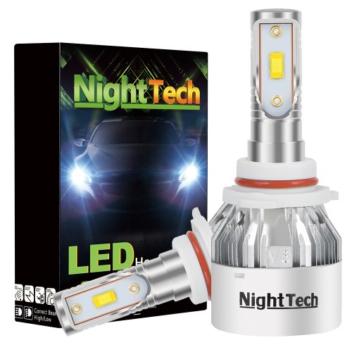 

NightTech Car LED Headlight Bulbs 56W 5600LM Car Headlight Fog Light Bulb Super Bright Car Exterior White Light 9005