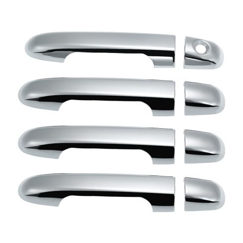 Car Exterior Door Handle Frame Cover 4 Chrome Side Door Handle Trim Fit for Hyundai Elantra 2007-2010