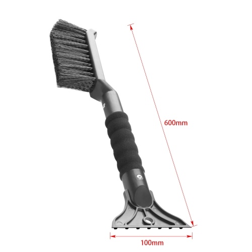 

2-in-1 Ice Scraper with Brush for Car Windshield Snow Remove Frost Broom Cleaner