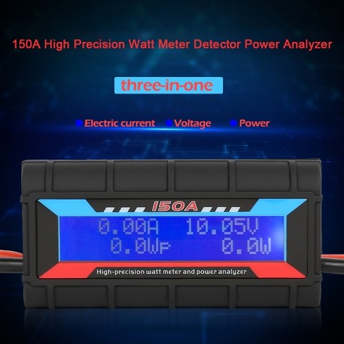 150A High Precision Watt Meter Detector Power Analyzer RC Model Current Voltage Power 