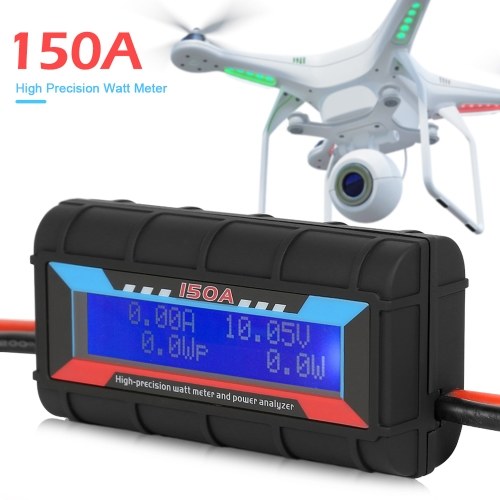 150A High Precision Watt Meter Detector Power Analyzer RC Model Current Voltage Power 