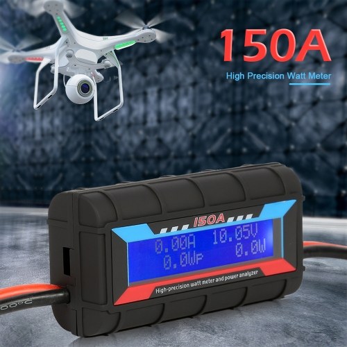 150A High Precision Watt Meter Detector Power Analyzer RC Model Current Voltage Power 