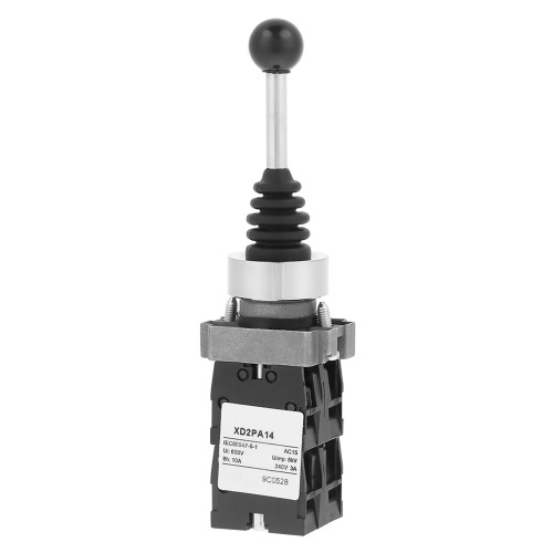 Joystick Monolever Switch XD2PA14 4NO 4 Posições Travamento Retorno Joystick Momentâneo