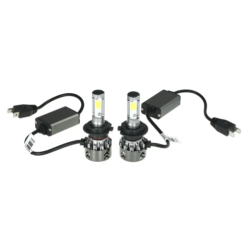 Mini Car LED Headlight Bulbs Conversion Kit H7 60W 6000K 9600LM All-in-One Car Headlamp White