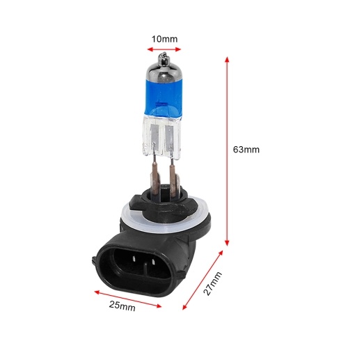 

1PCS 12V 100W 6000K White Halogen Lamp Car Auto Headlight