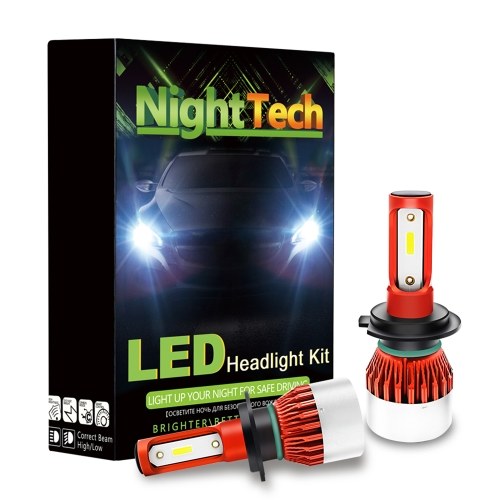 

NightTech 9005 Автомобильные светодиодные лампы фар 44W 4800LM IP68 Автомобильные фары Противотуманные фары Супер яркий внешний вид автомобилей Белый свет