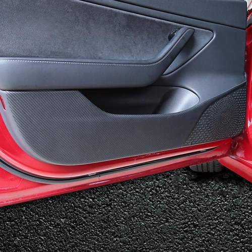

Tesla Model 3 Door Anti-Kick PU Leather Wrap Sticker Door Edge Guard Protector