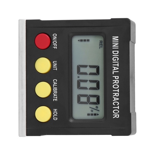 Horizontal Angle Meter Digital Protractor Inclinometer Electronic Level Box Magnetic Base Measuring Tools 