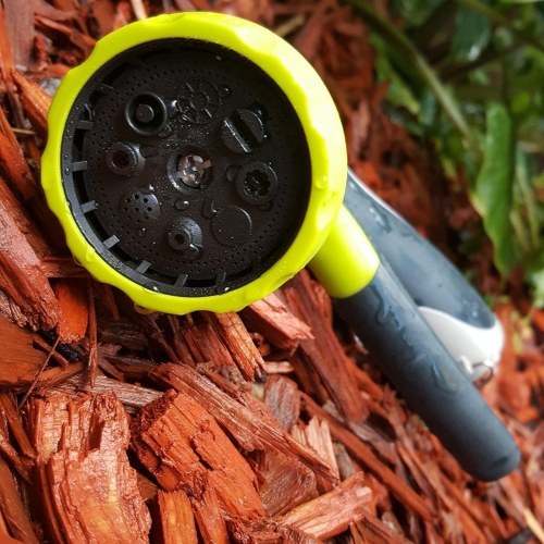 

Garden Hose Nozzle - Water Hose Spray Nozzle Heavy-Duty - 8 Patterns High Pressure Garden Hose Nozzles - Best for Outdoor Watering Plants, Lawns - Car Washing & Pets Showering