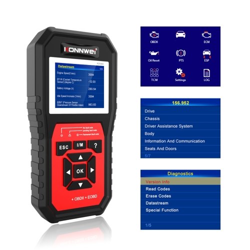 KONNWEI KW460 All System OBDⅡ Scanner Diagnostic Tool 