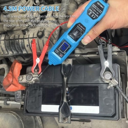 Automotive Electric Circuit Tester with Voltage Display LED Light 