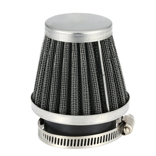 

Double Layer Steel Filter Gauze Universal Motorcycle Motorbike Replacement Clamp-on Air Filter 50mm Mushroom Head Cleaner for Scoo